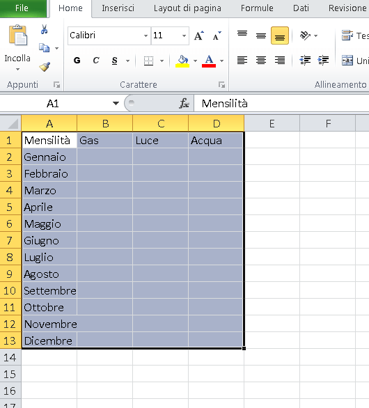 Come viene usato Excel