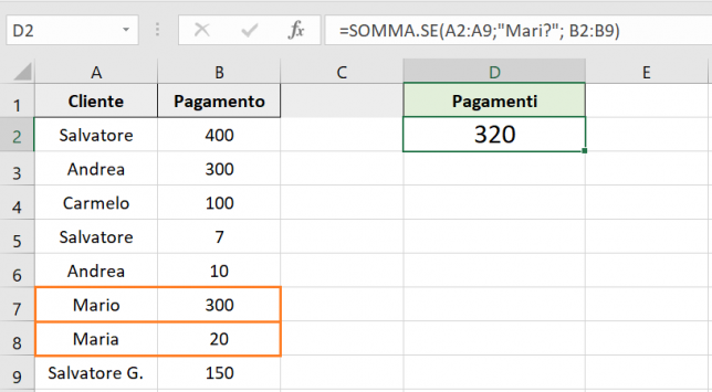 SOMMA.SE con punto interrogativo